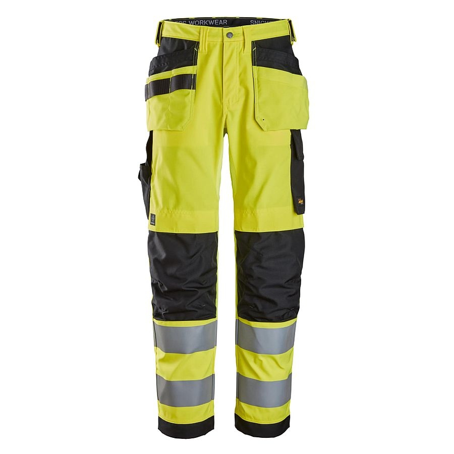 6238 Snickers High-Vis Arbeitshose Klasse 2