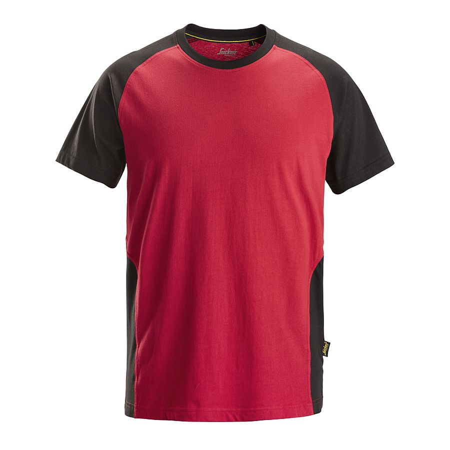 2550 Snickers Zweifarbiges T-Shirt Baumwolle 2550 Snickers Zweifarbiges T-Shirt Baumwolle