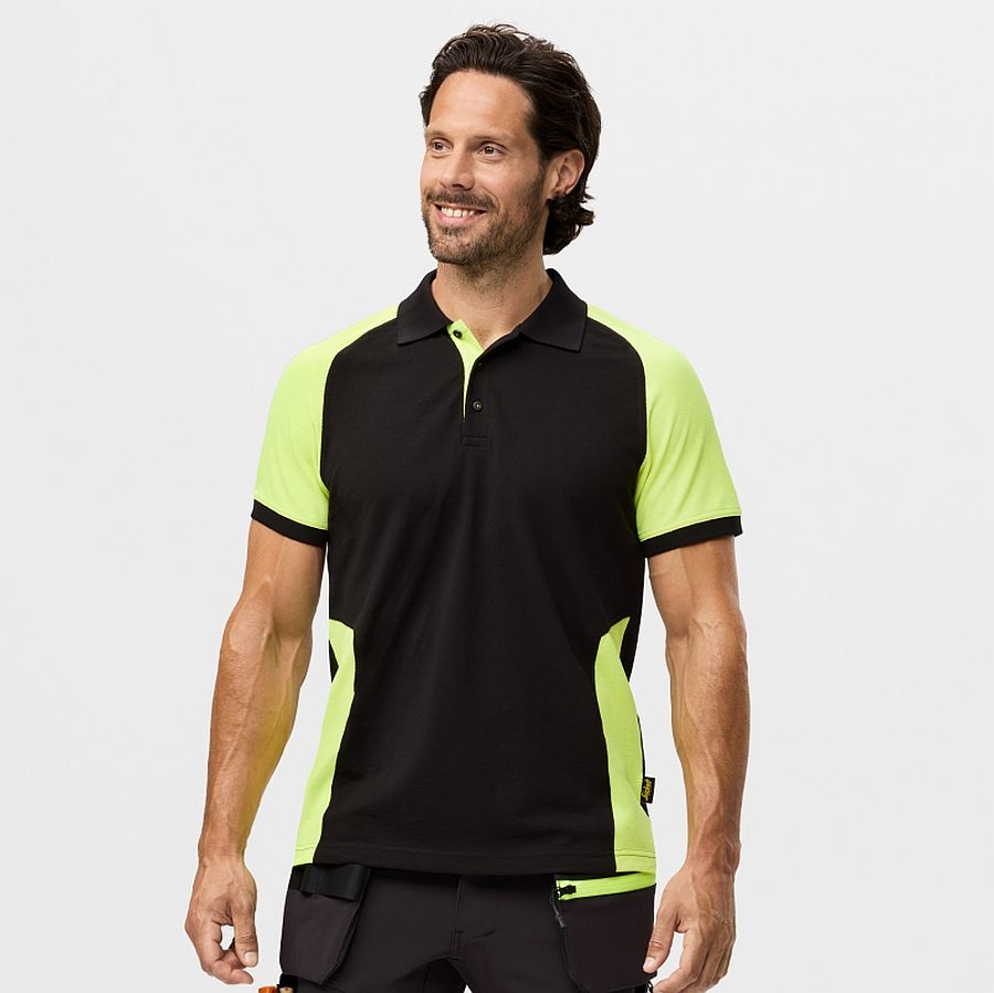 2750 Snickers Zweifarbiges Polo-Shirt 2750 Snickers Zweifarbiges Polo-Shirt