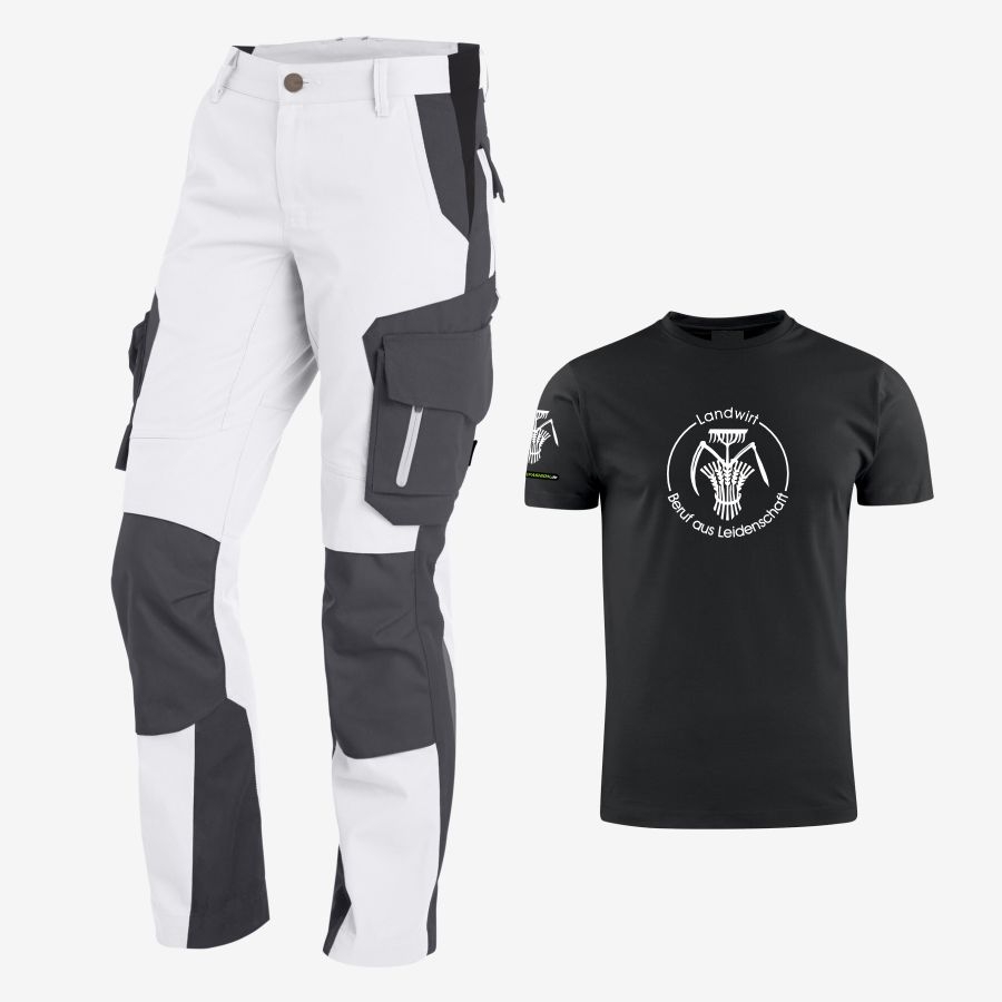 125600 FHB Damen Arbeitshose Alma+T-Shirt Landwirt