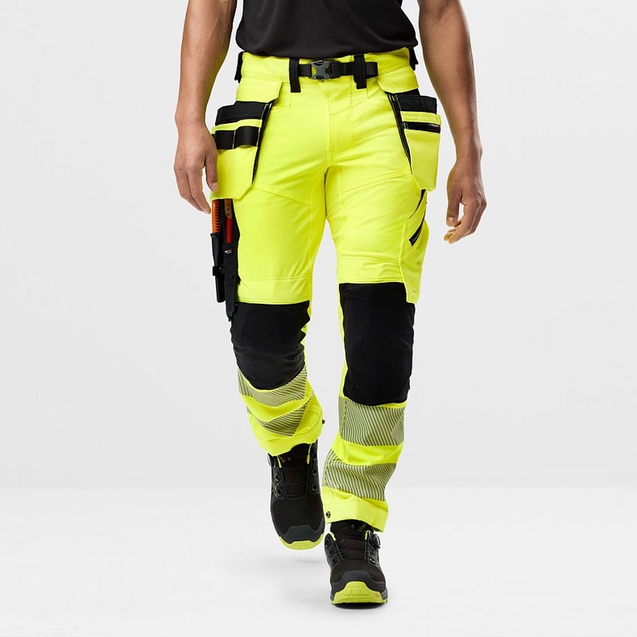 6930 Snickers High-Vis Arbeitshose Klasse 2