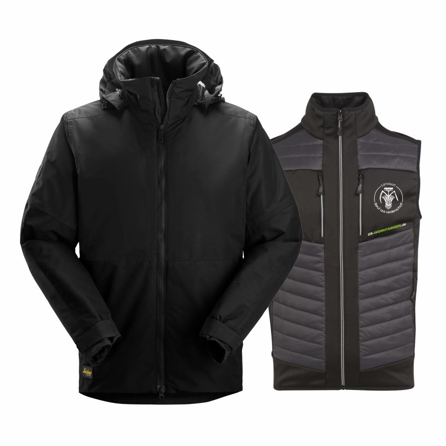 1104 Snickers All.Work Winterjacke +Weste Landwirt