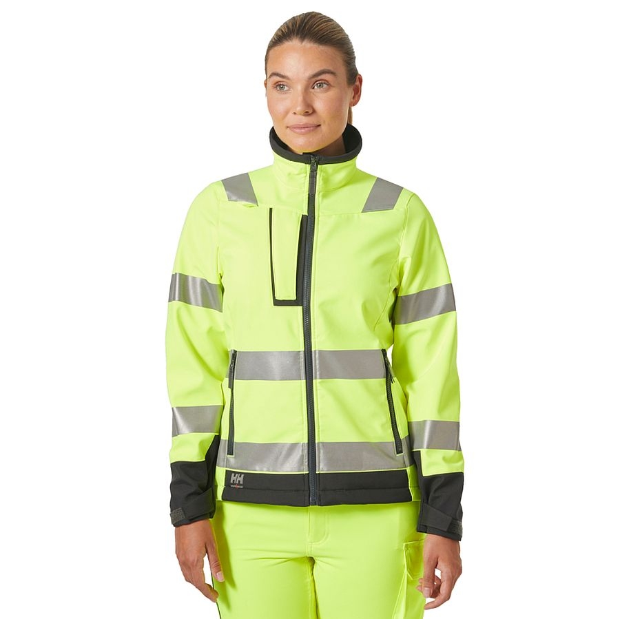 74098 Helly Hansen®Luna Damen HiVis Softshelljacke