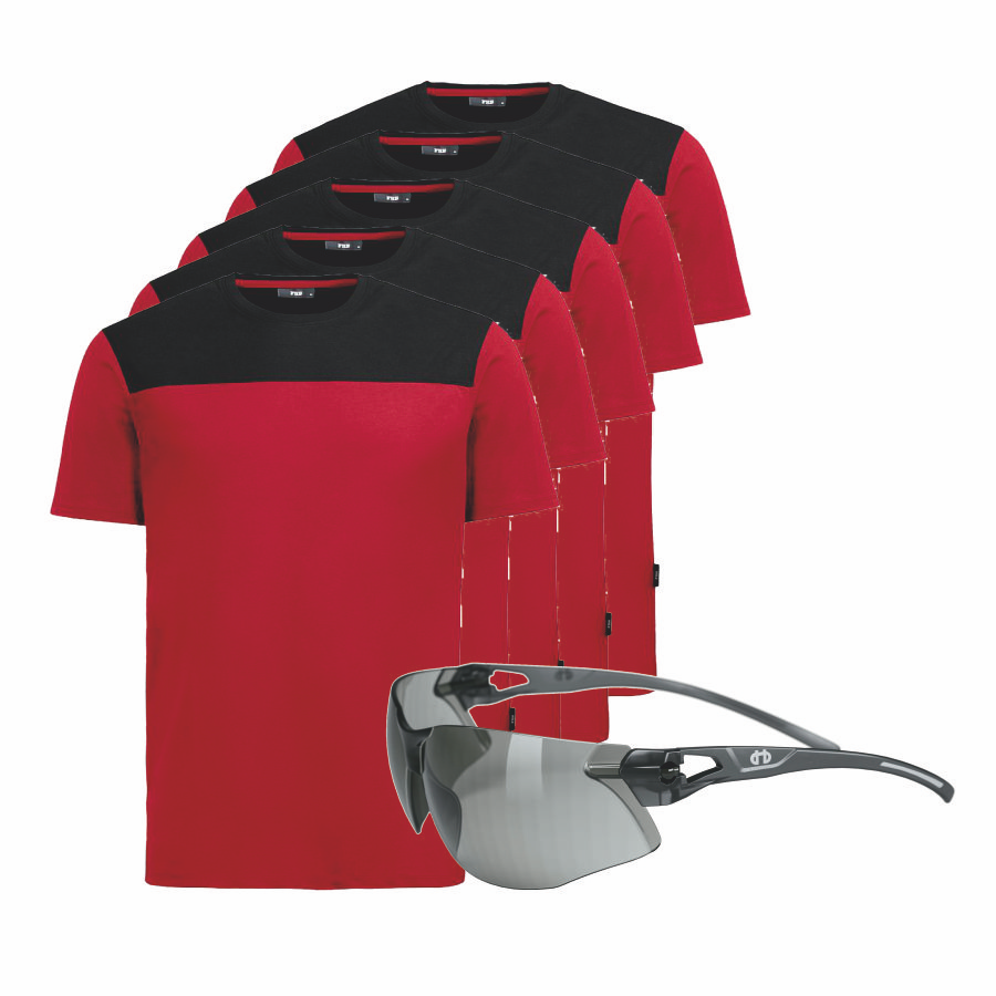 822200 FHB 5 T-Shirts Knut + Sonnenbrille