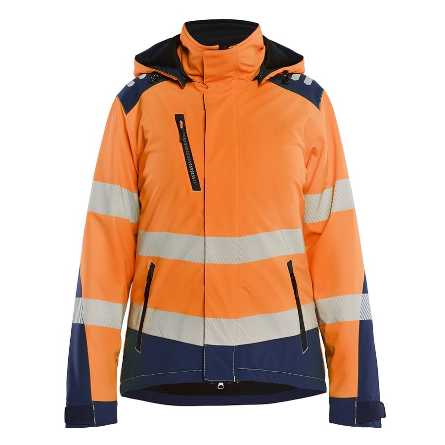 4401 Blakläder®High Vis Damensoftshell-Winterjacke
