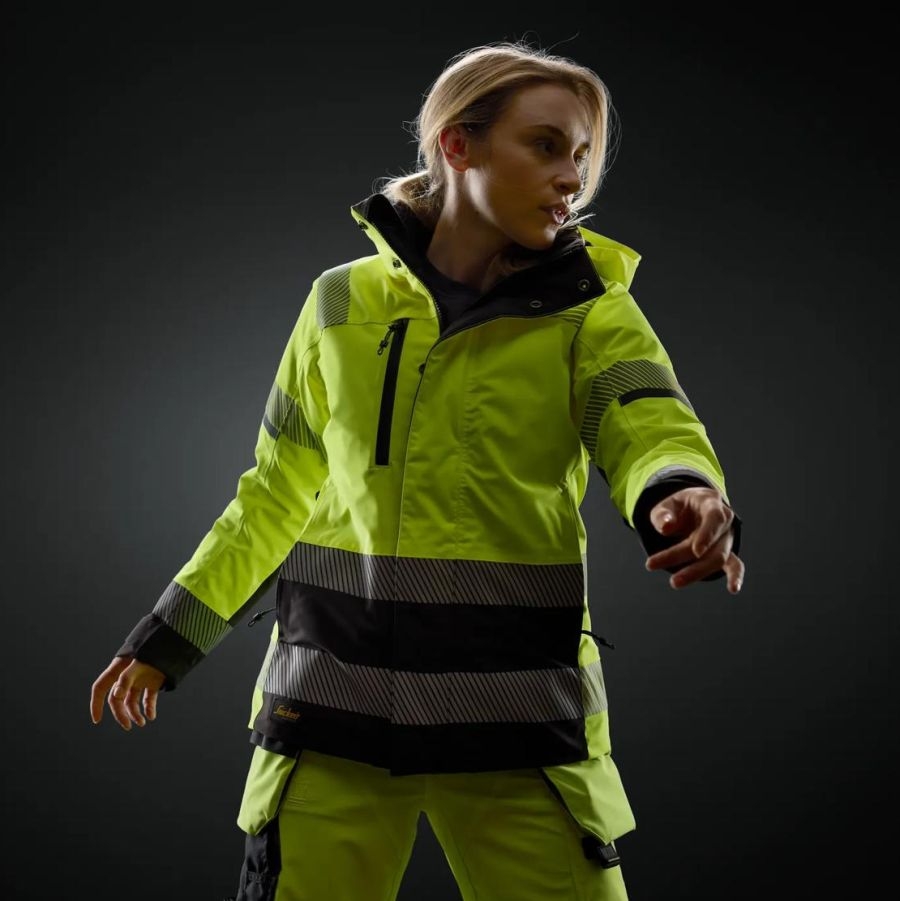 1179 Snickers Warnschutz Stretchjacke Damen Kl 2/3