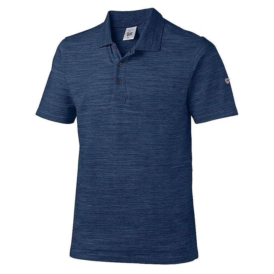 1712 BP Poloshirt Mischgewebe mit Stretch