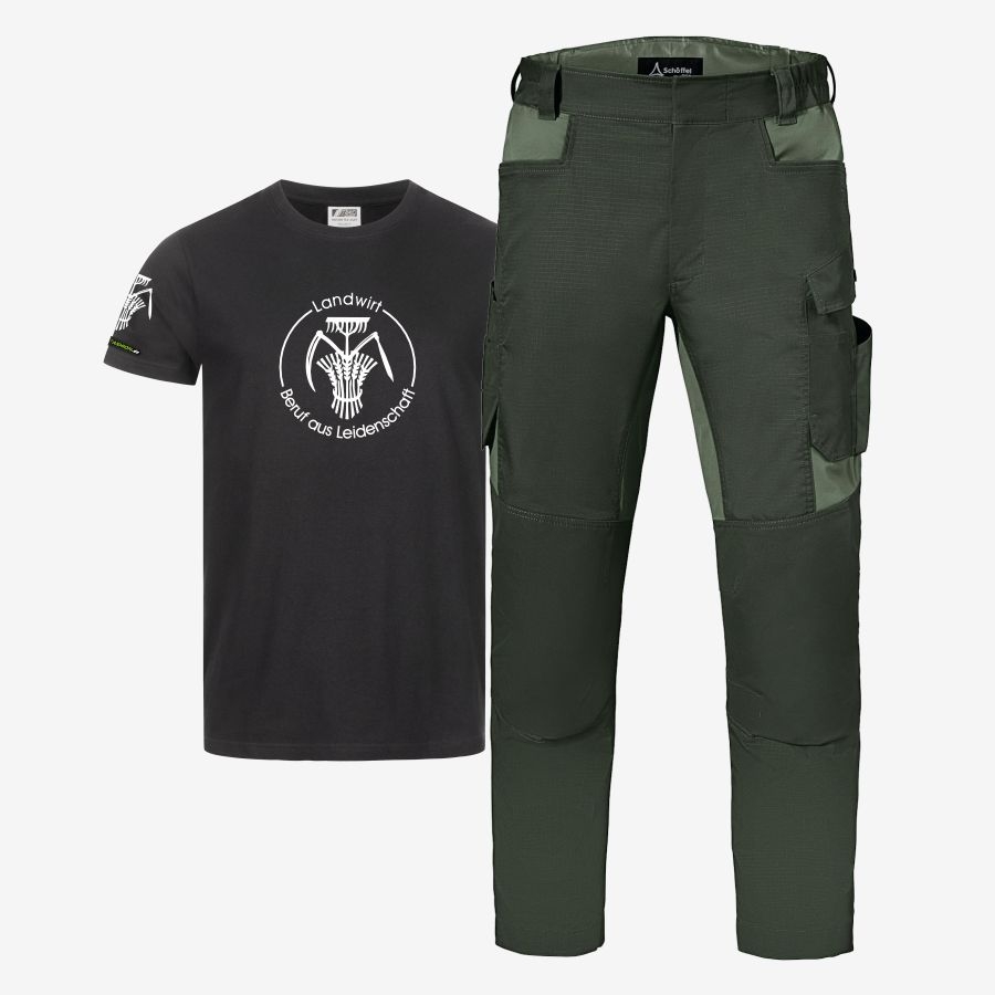7510 Schöffel Pro Herrenhose Meistermacher+T-Shirt