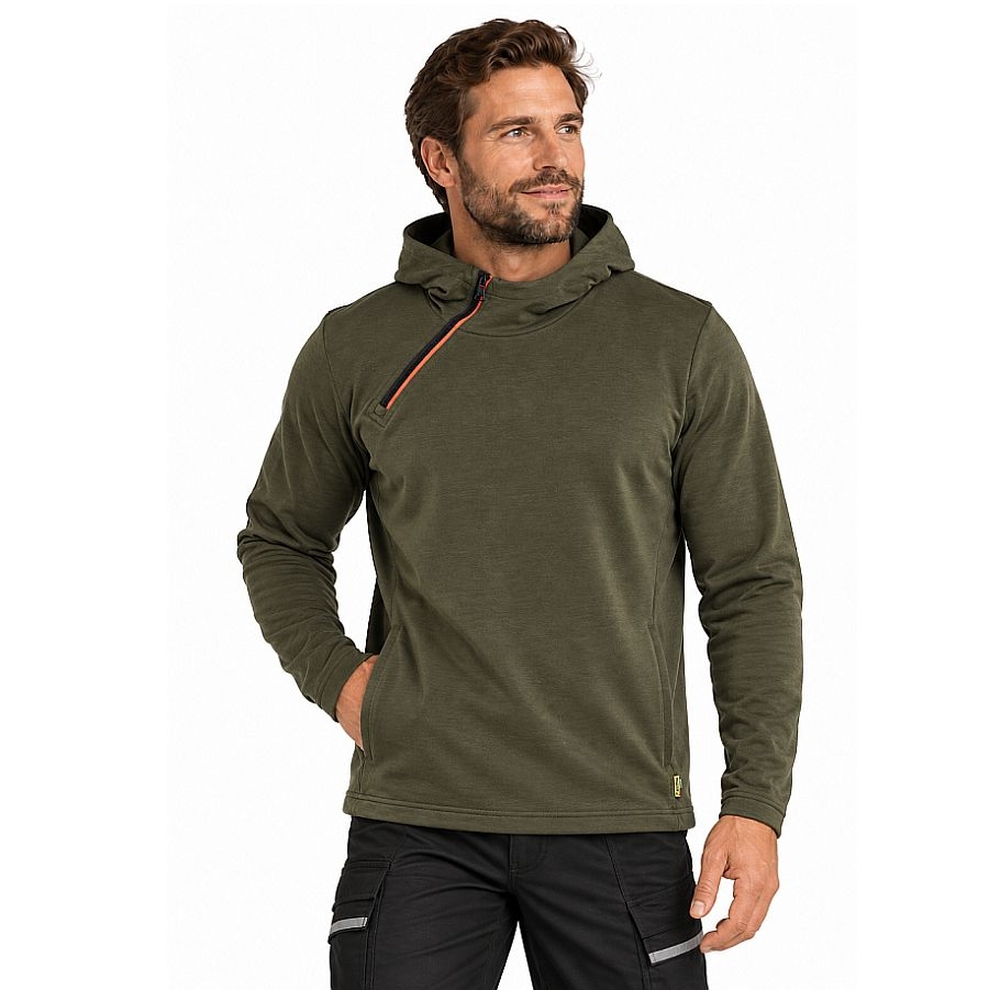 3594 Blakläder® Kapuzen Sweatshirt Half zip
