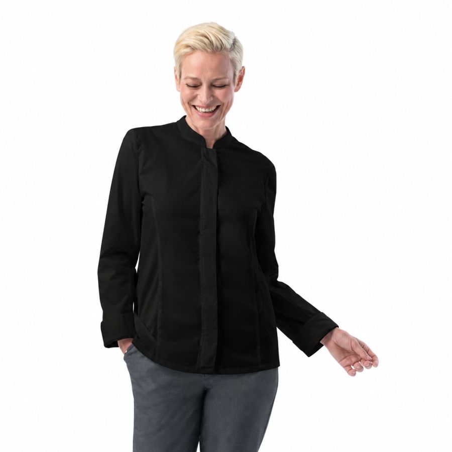 08/1384 Leiber Damen Langarm Kochhemd Stretch