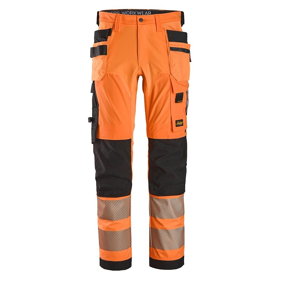 6232 Snickers High-Vis Arbeitshose Klasse 2