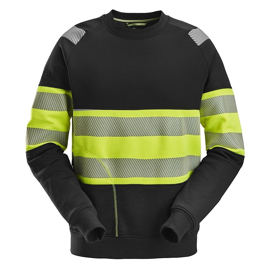 2830 Snickers Sweatshirt Warnschutz Klasse 1 2830 Snickers Sweatshirt Warnschutz Klasse 1