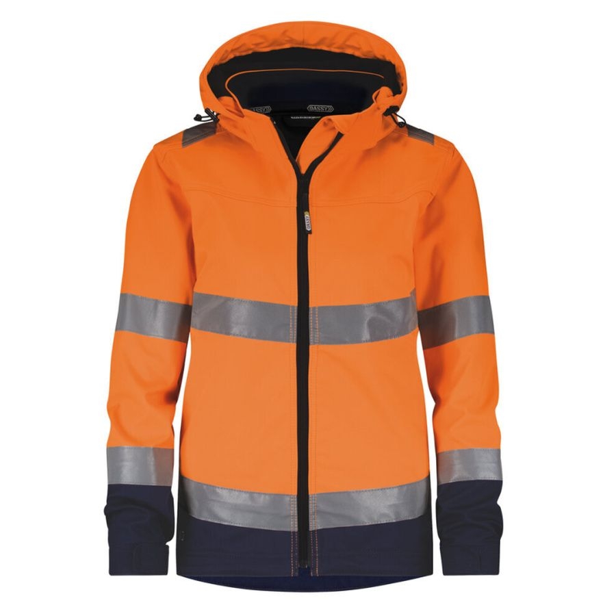 DASSY® Warnschutz Softshell Damenjacke Malaga