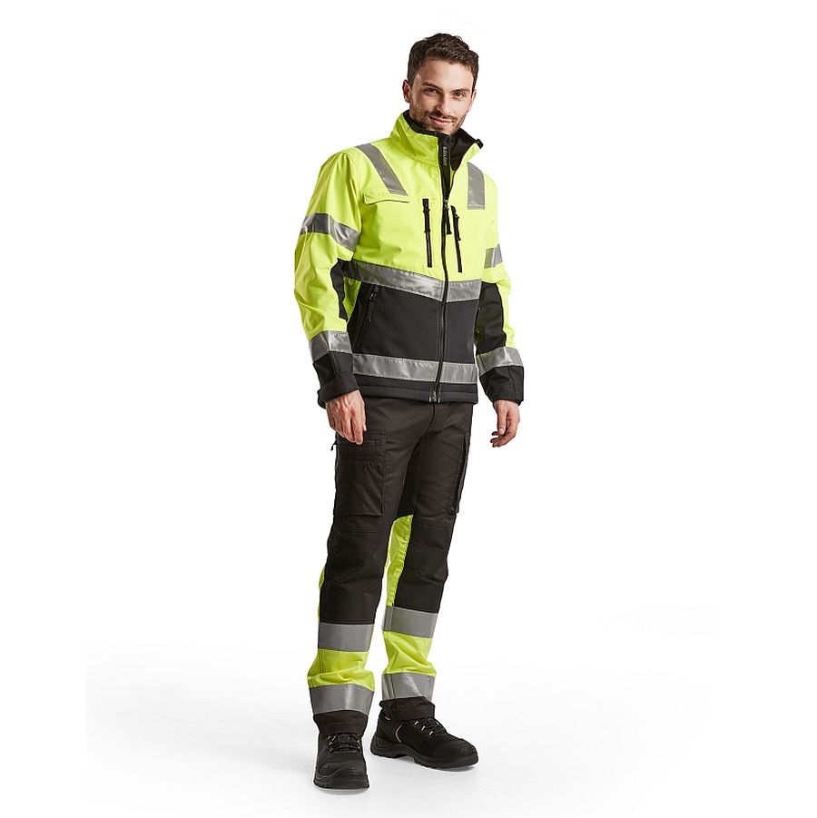 4900 Blakläder® Softshell Jacke Warnschutz
