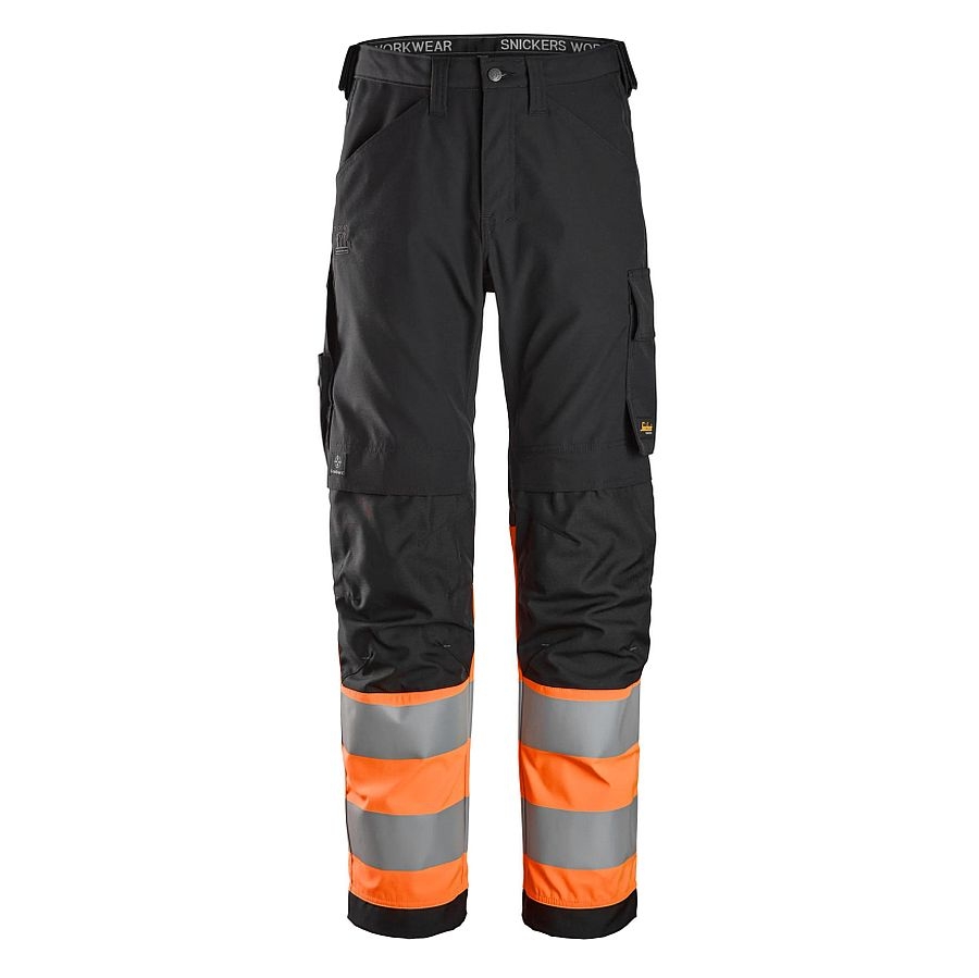 6339 Snickers High-Vis Arbeitshose Klasse 1