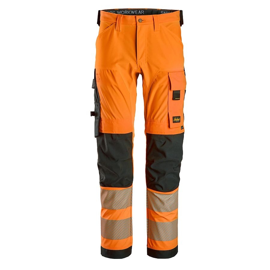 6336 Snickers High-Vis Arbeitshose Klasse 2