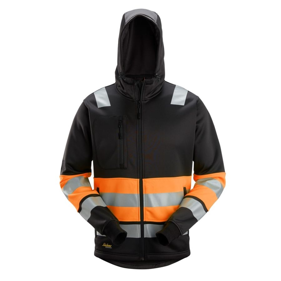 8038 Snickers Fleecejacke Warnschutz Klasse 1