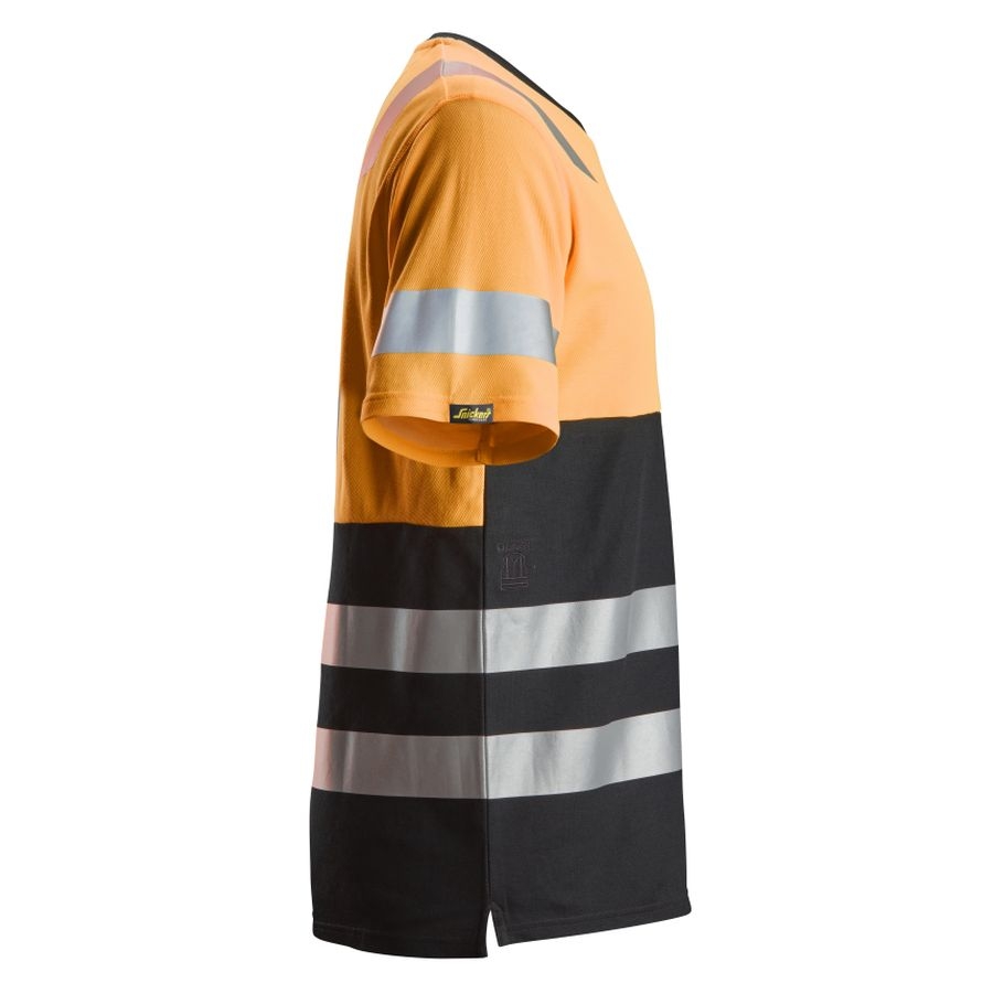 2534 Snickers Hi-Vis T-Shirt Warnschutzklasse 1