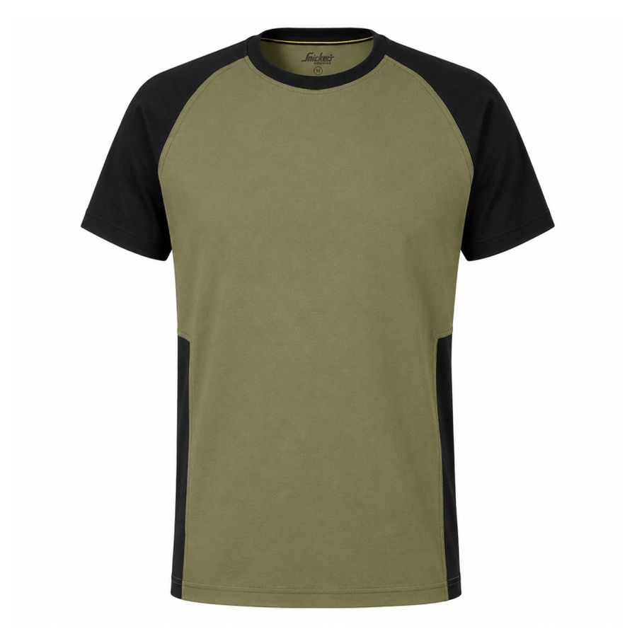 2550 Snickers Zweifarbiges T-Shirt Baumwolle