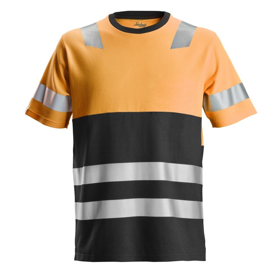 2534 Snickers Hi-Vis T-Shirt Warnschutzklasse 1