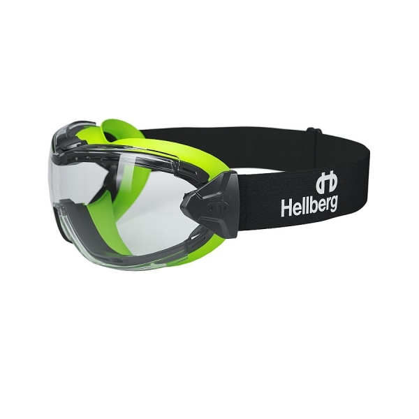 25045 Hellberg Schutzbrille Neon klar AF/AS Pro