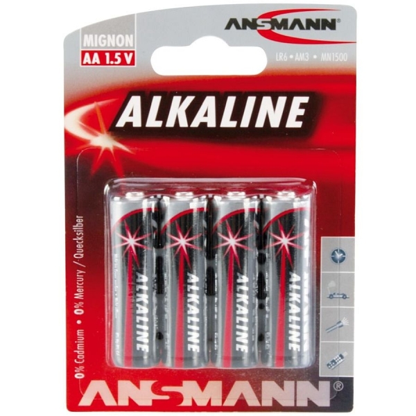 Ansmann MIGNON AA Standart Batterie 4er Pack