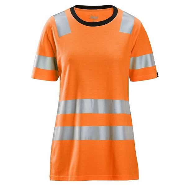 2537 Snickers Damen T-Shirt Warnschutzklasse 2