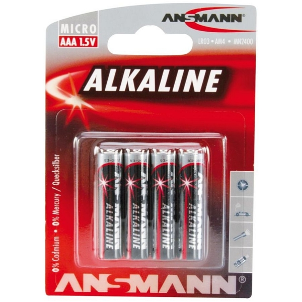 Ansmann MICRO AAA Standart Batterie 4er Pack